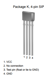 美国ALLEGRO型号A1642LK-I2-T霍尔开关