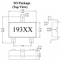 台湾MST美加MH193线性位置检测双极锁存霍尔元件