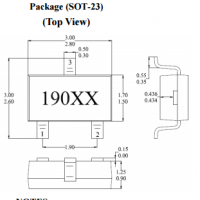 台湾MST美加MH190电子换向双极性霍尔元件