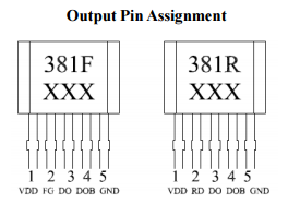 台湾MST美加MH381风扇单芯片解决方案霍尔元件