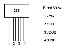Diodes美台AH276无刷电机电子换向霍尔元件